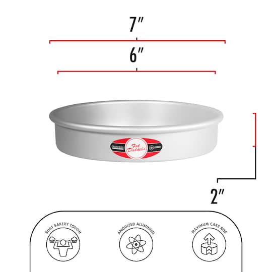 Fat Daddio's® Pro Series Bakeware Anodized Aluminum Round Cake Pan